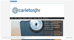 Desktop Screenshot of carletonjhr.com
