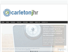Tablet Screenshot of carletonjhr.com